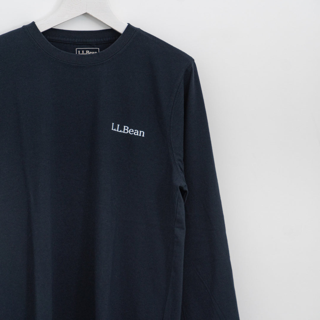 LL Bean/　Japan Fit Carefree Unshrinkable Tees, Long-Sleeve Graphic