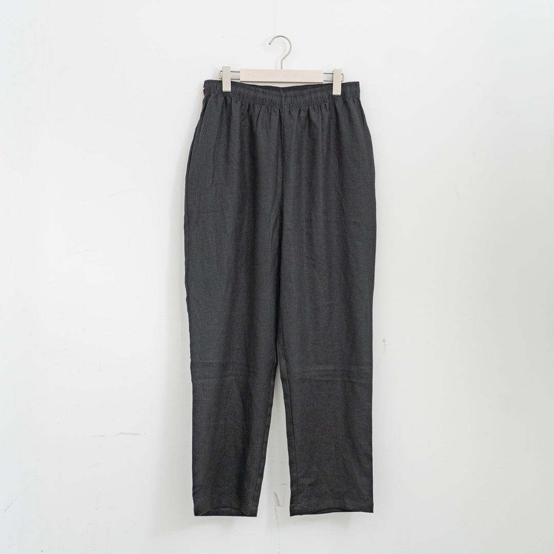 VOIRY/　DOCTOR PANTS-LINEN col.Black