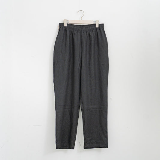 VOIRY｜DOCTOR PANTS-LINEN col.Black