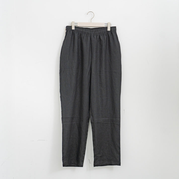 VOIRY/　DOCTOR PANTS-LINEN col.Black