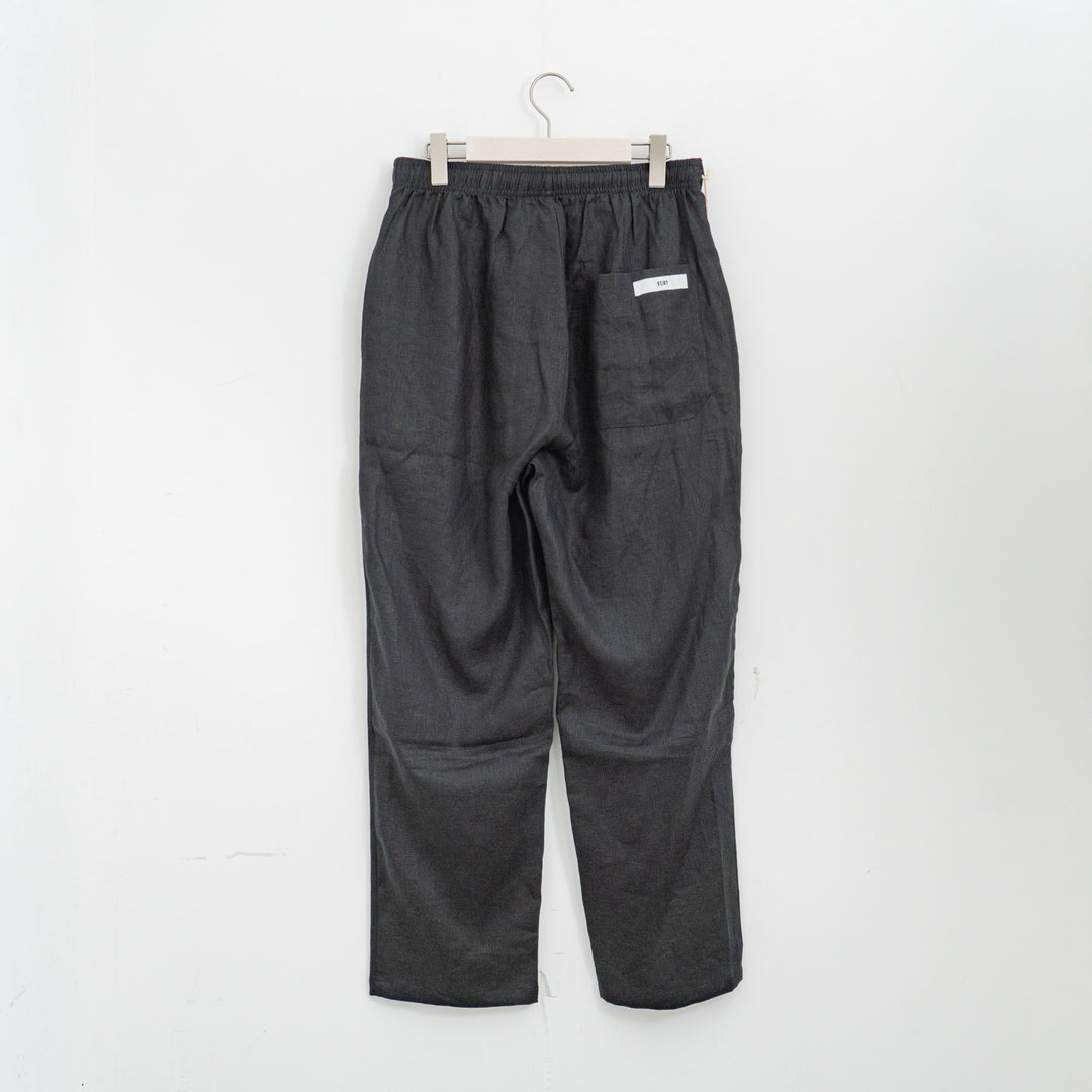 VOIRY/　DOCTOR PANTS-LINEN col.Black