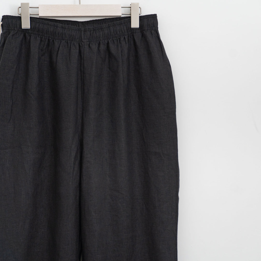 VOIRY/　DOCTOR PANTS-LINEN col.Black