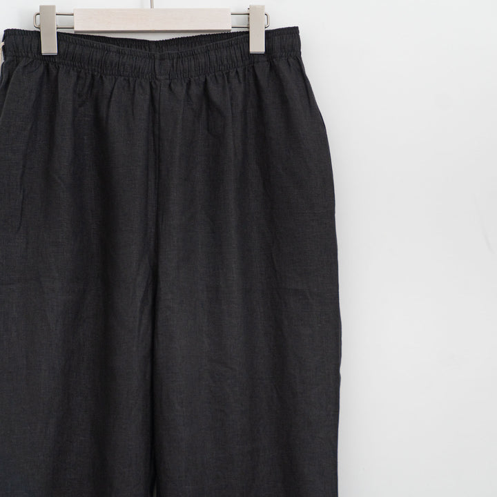VOIRY/　DOCTOR PANTS-LINEN col.Black