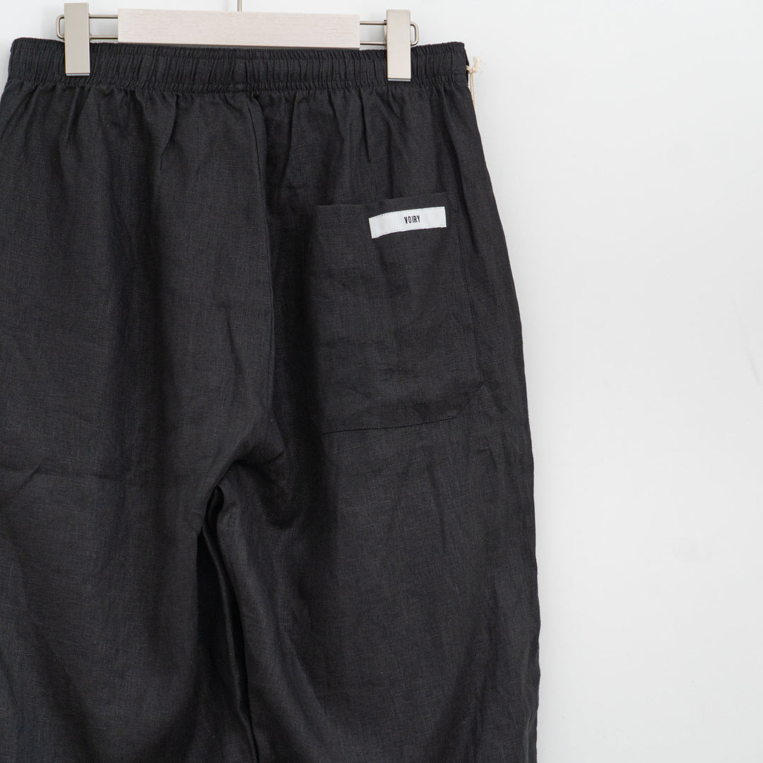 VOIRY/　DOCTOR PANTS-LINEN col.Black
