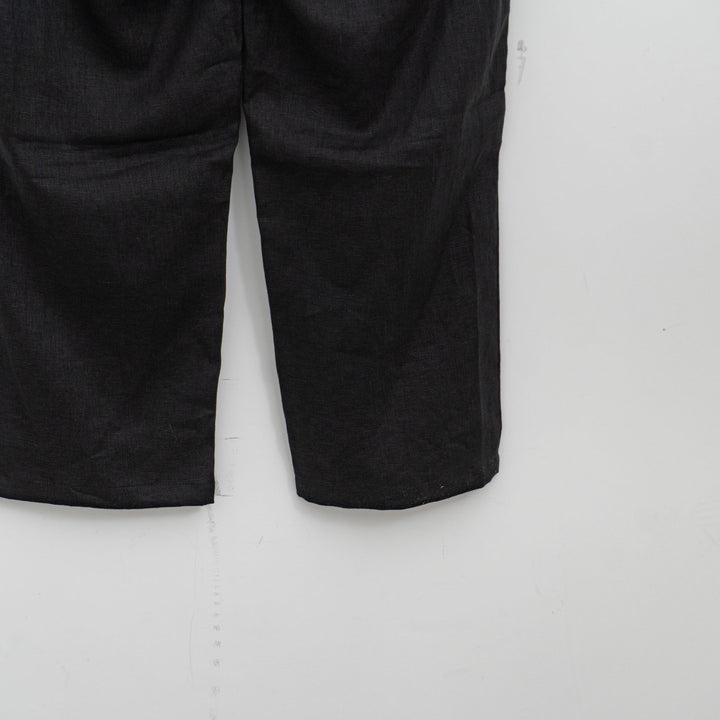 VOIRY/　DOCTOR PANTS-LINEN col.Black