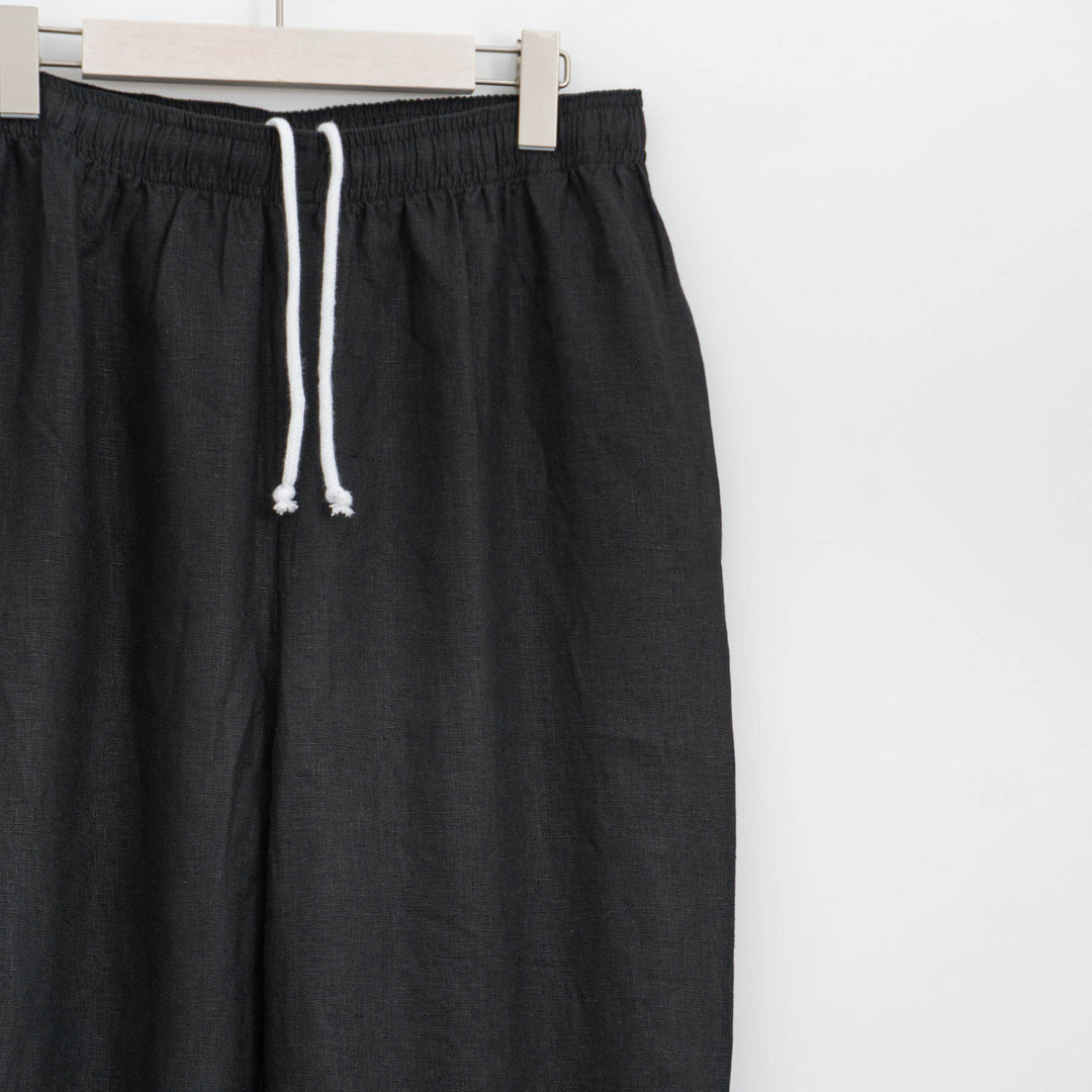 VOIRY/　DOCTOR PANTS-LINEN col.Black