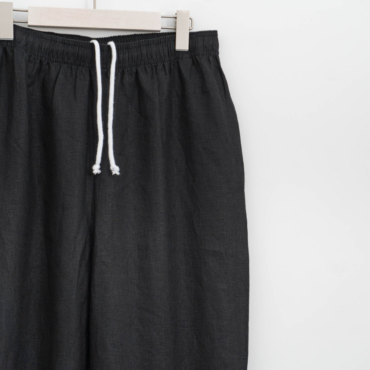 VOIRY｜DOCTOR PANTS-LINEN col.Black