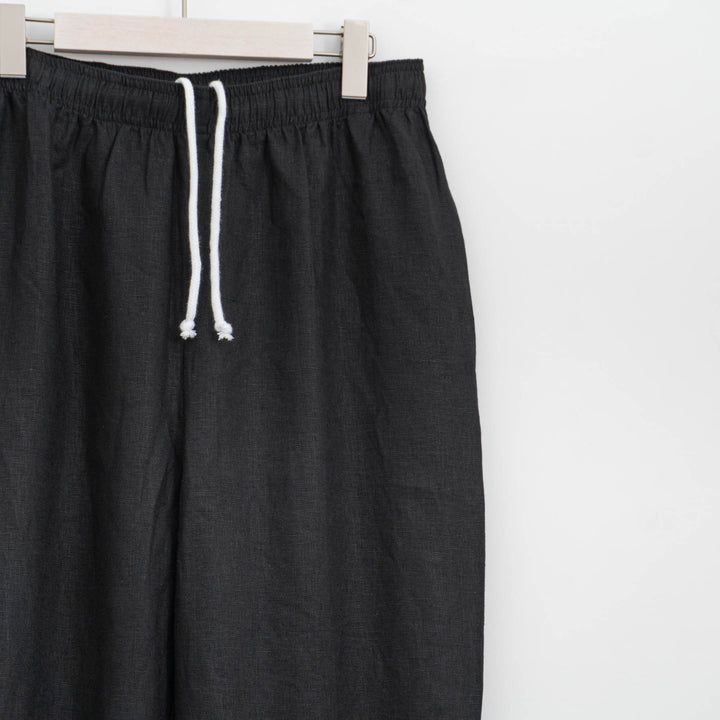 VOIRY/　DOCTOR PANTS-LINEN col.Black