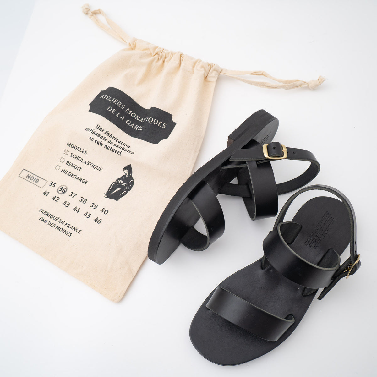 Ateliers Monastiques De La Garde｜modele dame sandal