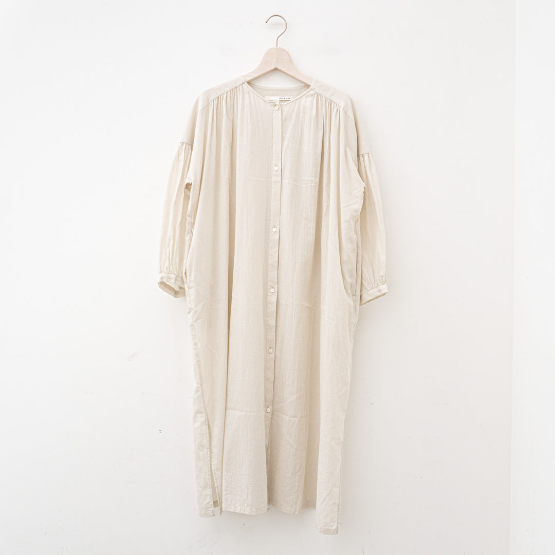 evam eva/　cotton robe E241T040　col.antiqu white04