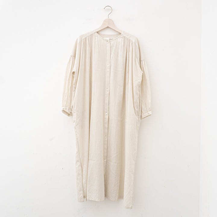 evam eva/　cotton robe E241T040　col.antiqu white04