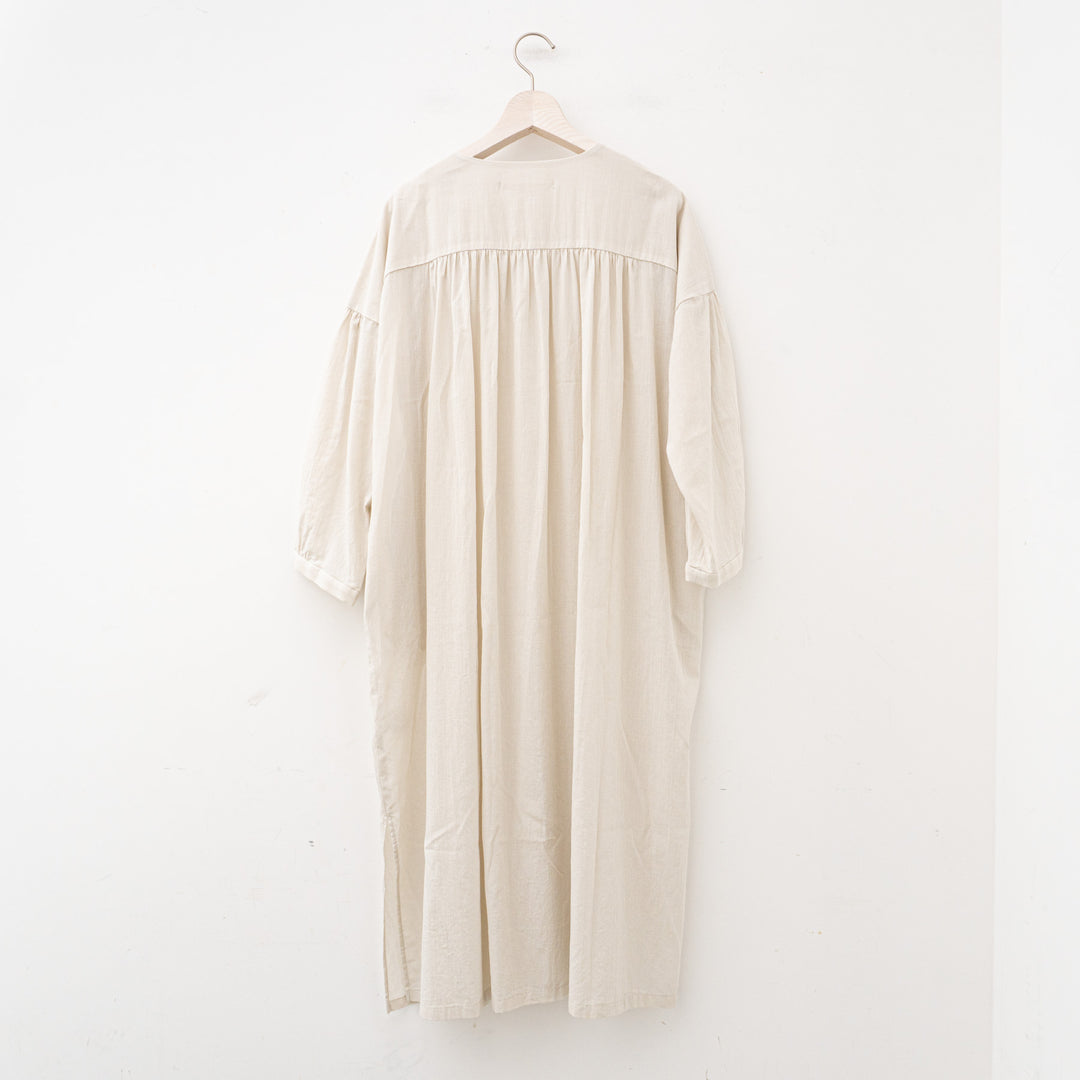 evam eva/　cotton robe E241T040　col.antiqu white04