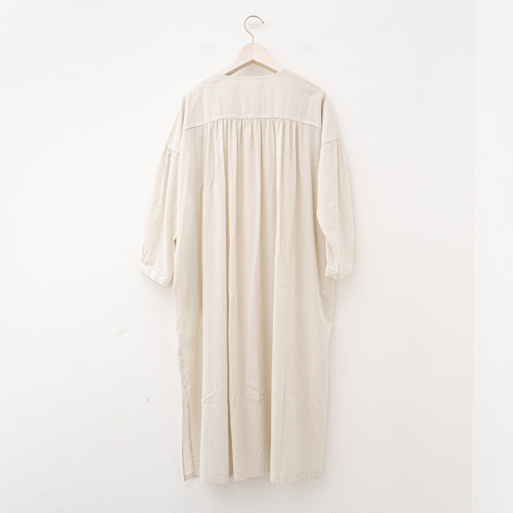 evam eva/　cotton robe E241T040　col.antiqu white04