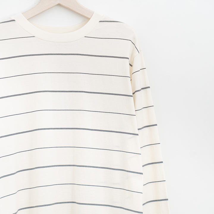 MARGARET HOWELL /WOMEN　STRIPE COTTON JERSEY 5785169001