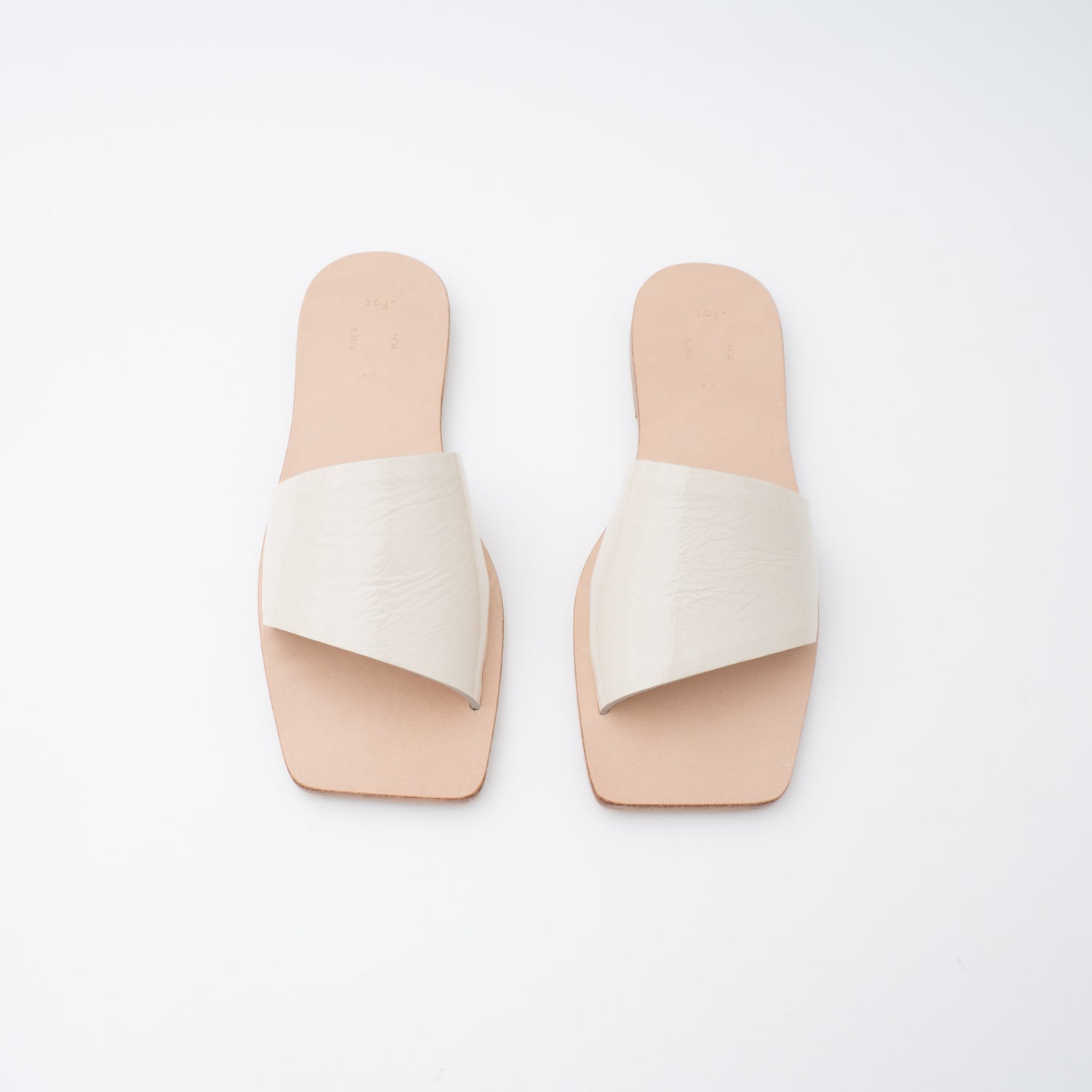 _Fot｜patent sandals 1403s（IVORY）