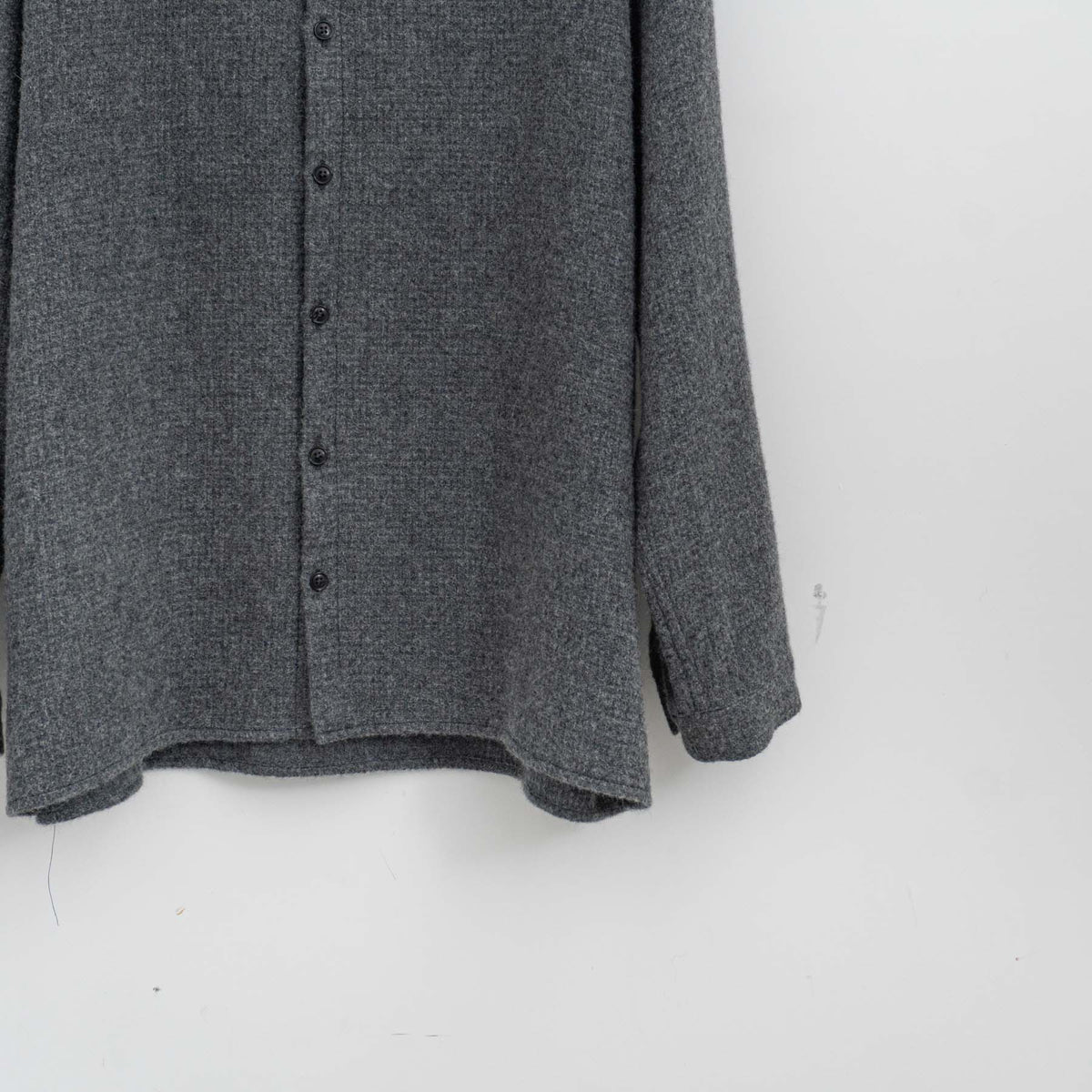 nonnotte｜MEN　Oversized Shirt Round Collar N-25A-015