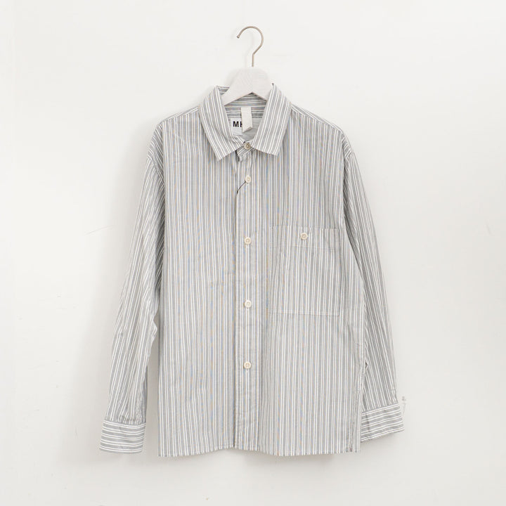MHL. /WOMEN　PJ STRIPE COTTON POPLIN SHIRT 5955253204