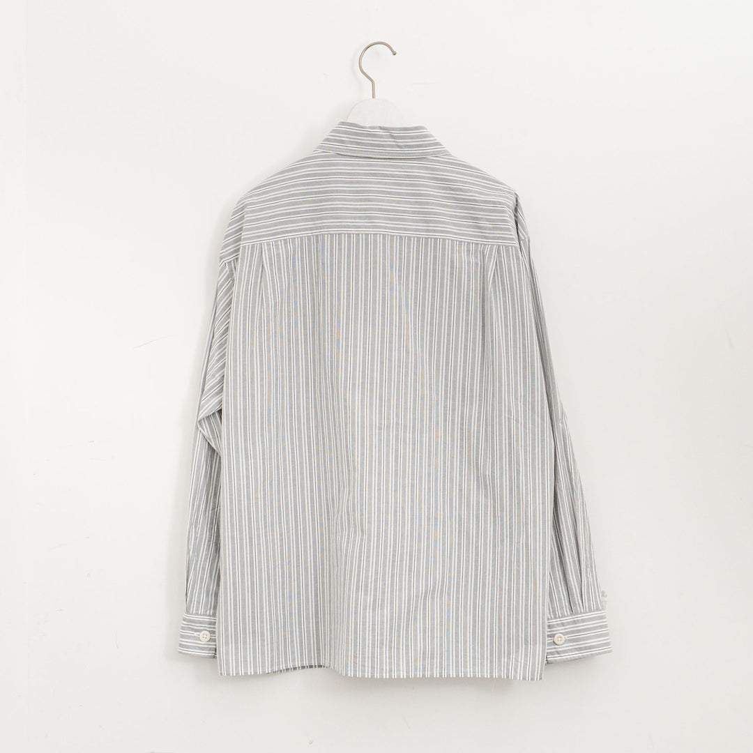 MHL. /WOMEN　PJ STRIPE COTTON POPLIN SHIRT 5955253204