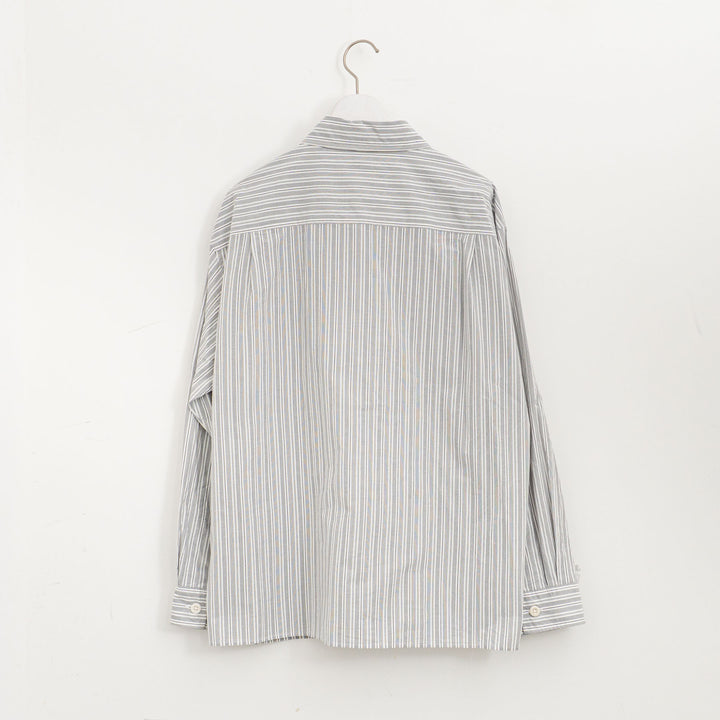 MHL. /WOMEN　PJ STRIPE COTTON POPLIN SHIRT 5955253204