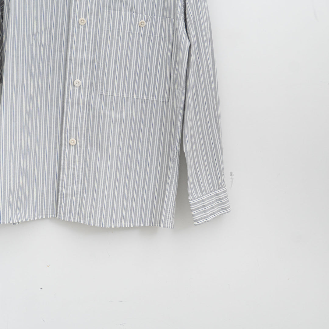 MHL. /WOMEN　PJ STRIPE COTTON POPLIN SHIRT 5955253204