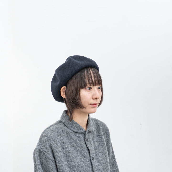 NEW 2025AW mature ha./　beret top gather rib MKF-24011-Y/D