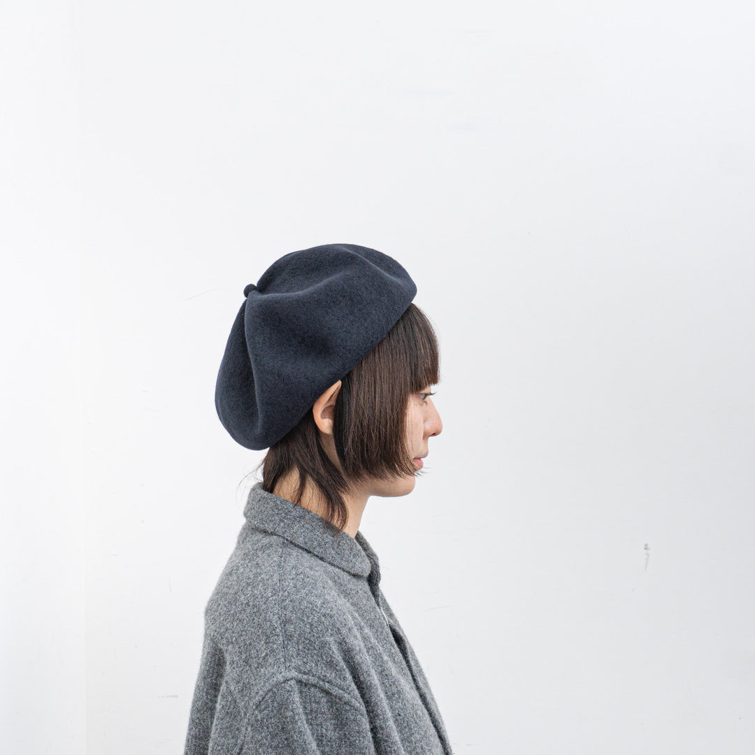 NEW 2025AW mature ha./　beret top gather rib MKF-24011-Y/D