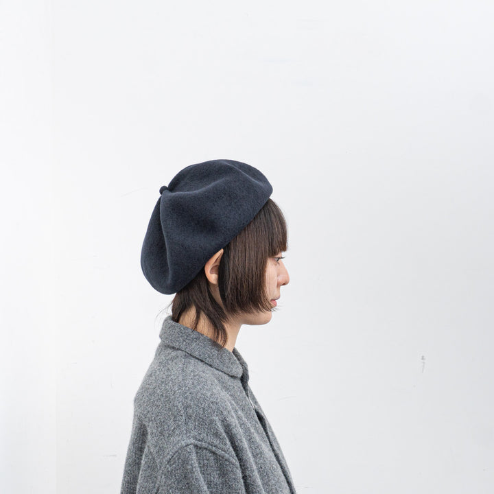 NEW 2025AW mature ha./　beret top gather rib MKF-24011-Y/D