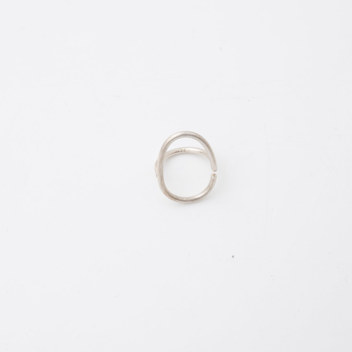 _Fot｜WOMEN　round wire ring S egg silver 1406a_rs