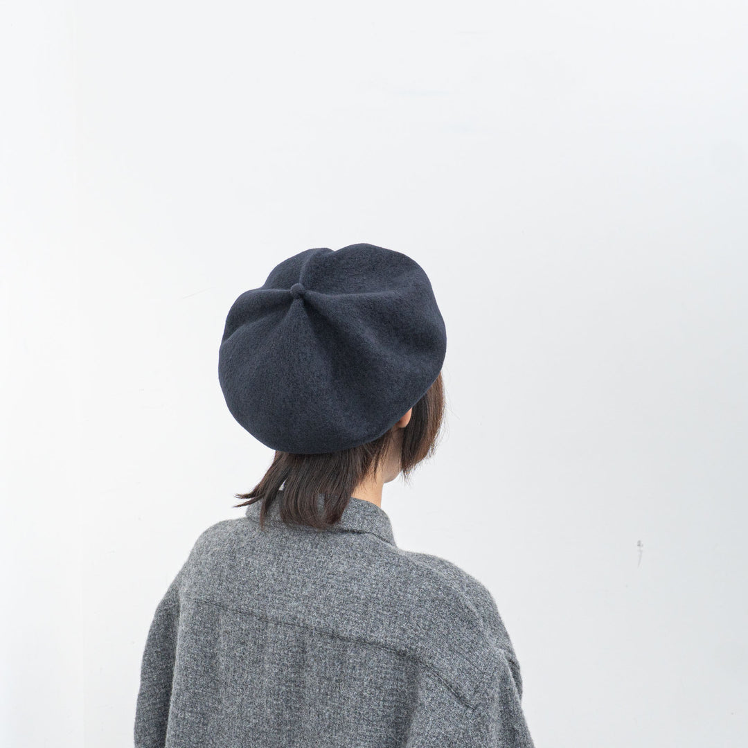 NEW 2025AW mature ha./　beret top gather rib MKF-24011-Y/D