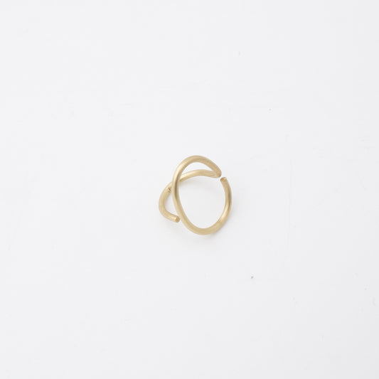 _Fot｜WOMEN　round wire ring S egg 1402a_rs（BRASS）