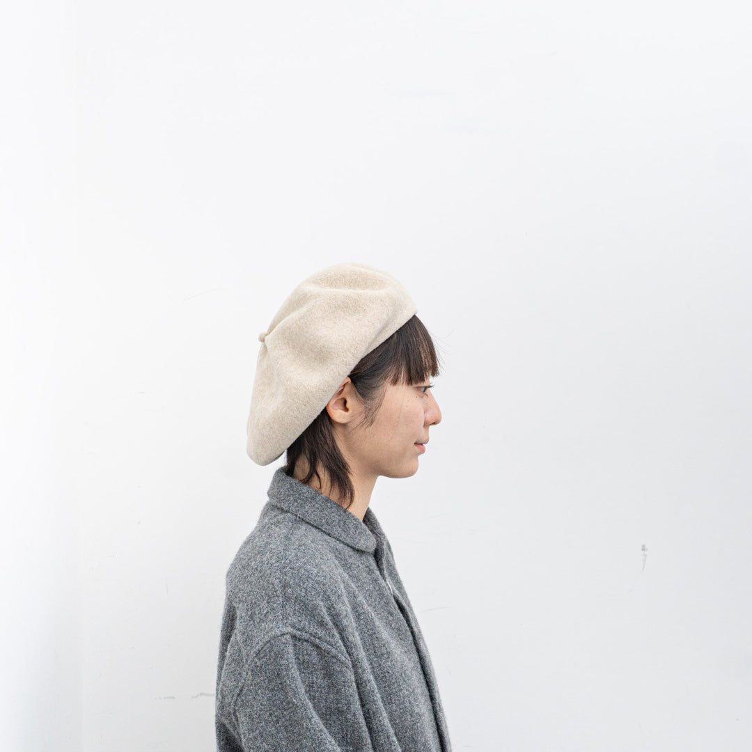 NEW 2025AW mature ha./　beret top gather big MKF-2001-Y/D