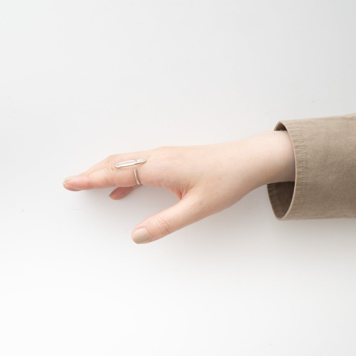 _Fot｜WOMEN　round wire ring S egg silver 1406a_rs