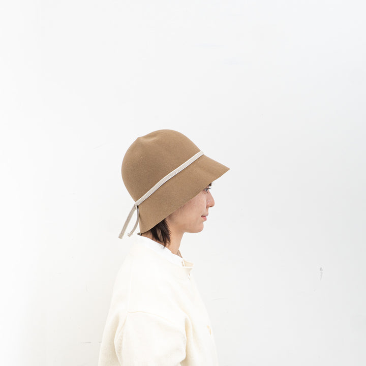 NEW 2025AW mature ha./　folding felt hat light brown MFEL-2201-Y