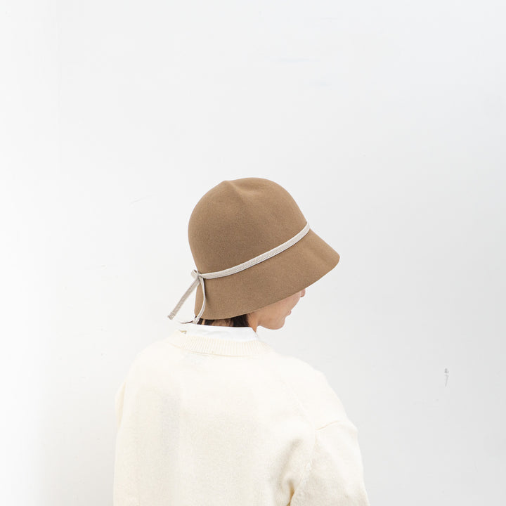 NEW 2025AW mature ha./　folding felt hat light brown MFEL-2201-Y
