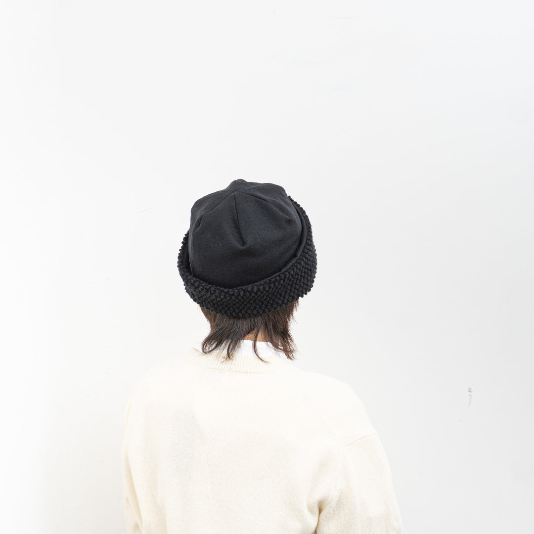 NEW 2025AW mature ha./　reversible beanie-popcorn MAW25-05-D