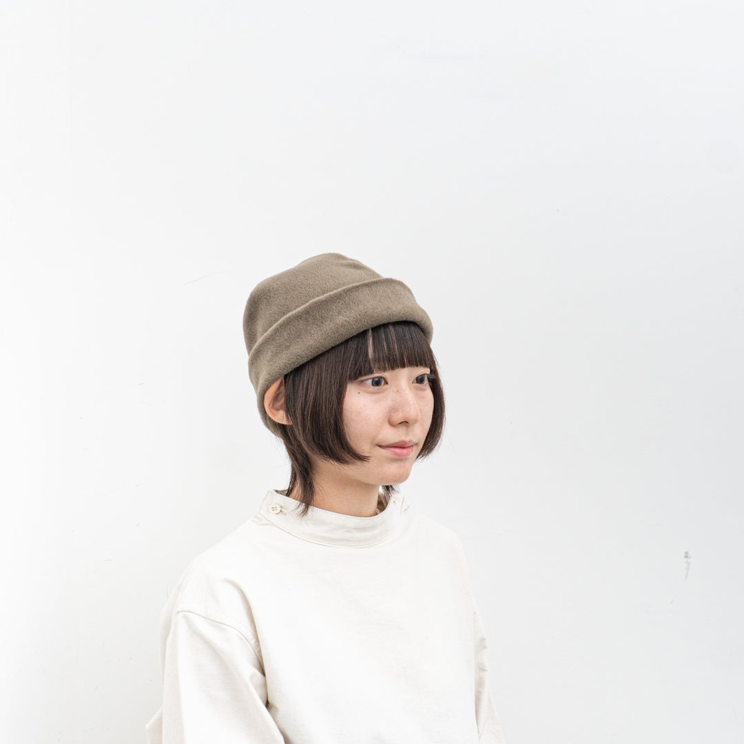 2025AW mature ha./　watch cap / lamb wool x suri alpaca MIL-WC2150-H