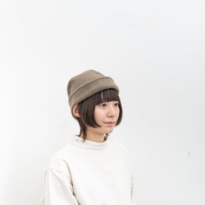 2025AW mature ha./　watch cap / lamb wool x suri alpaca MIL-WC2150-H