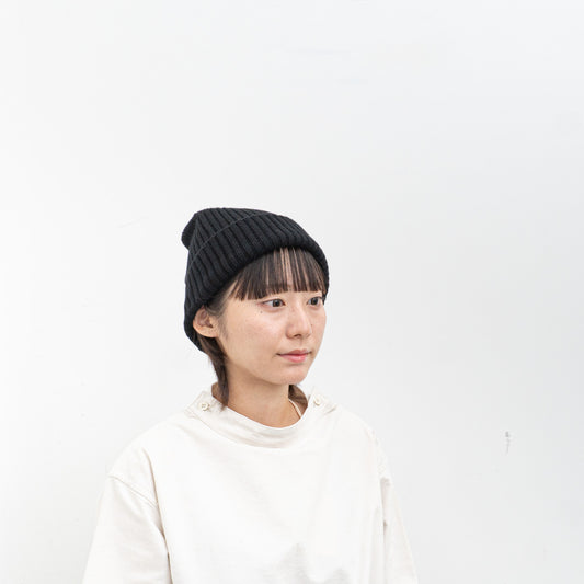 2026AW mature ha.｜long rib knit cap MIL-2220-H
