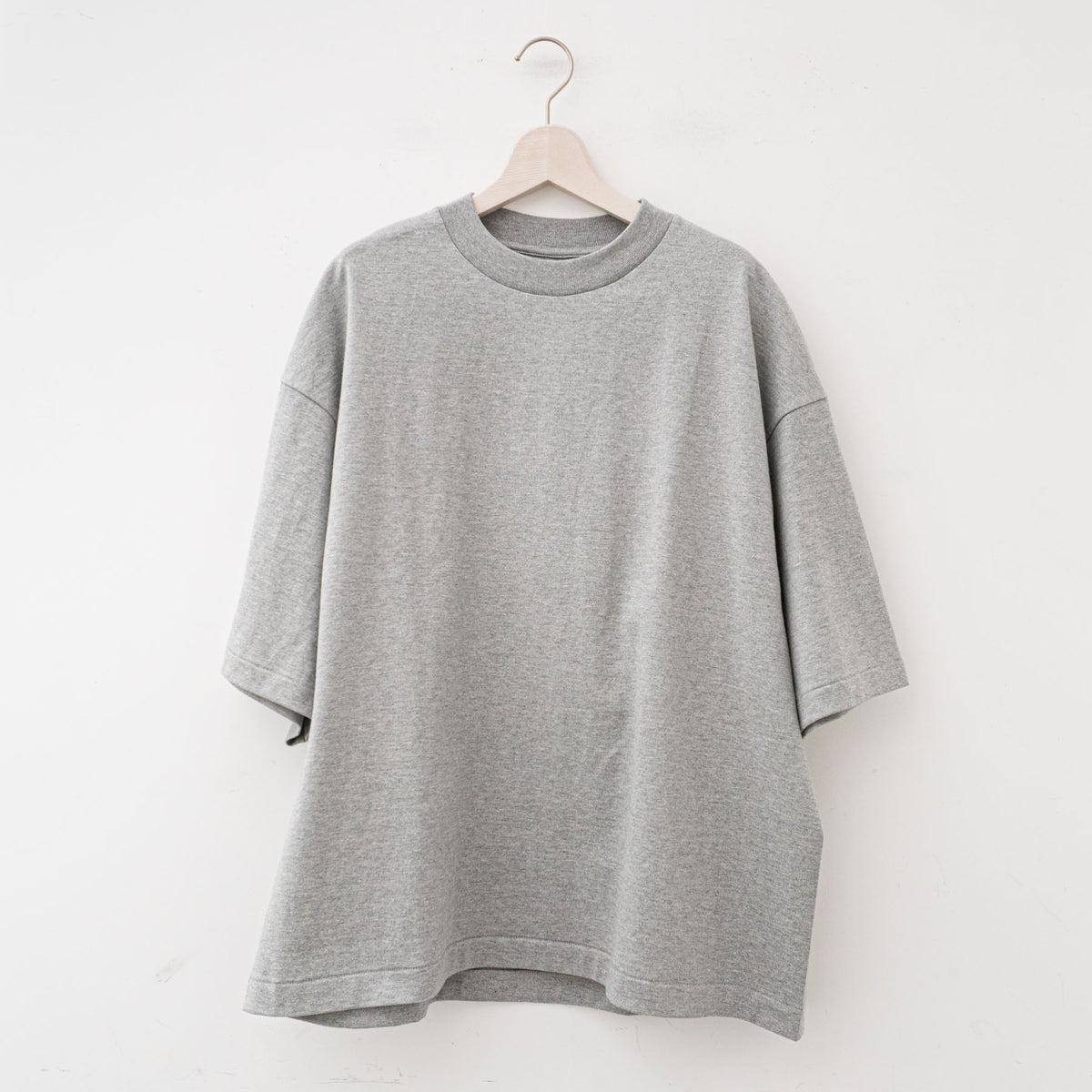 KAPTAIN SUNSHINE｜MEN　Suvin Supima Tube Halfsleeve Tee Heavy（FEATHER GREY）