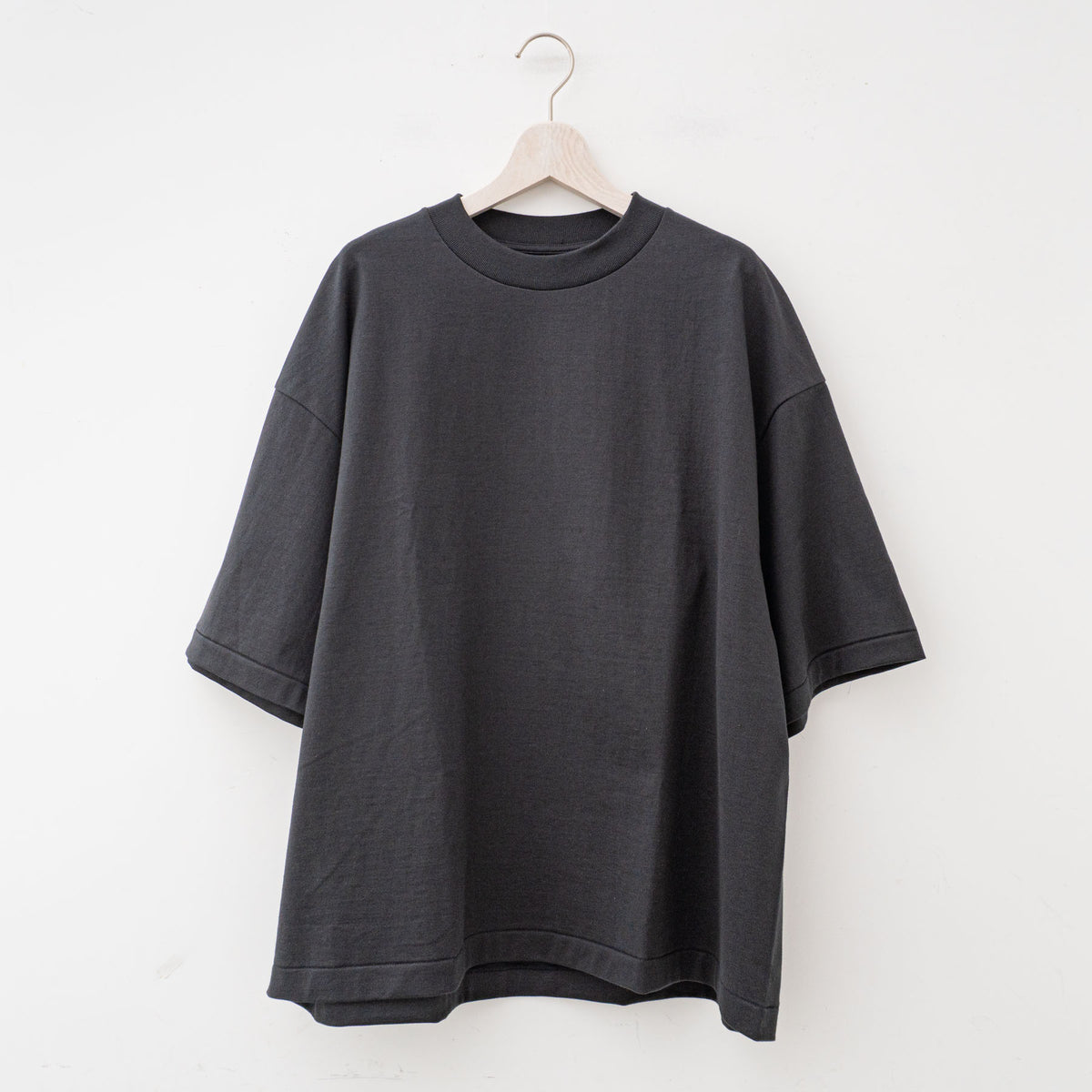 KAPTAIN SUNSHINE｜MEN　Suvin Supima Tube Halfsleeve Tee Heavy（INK BLACK）