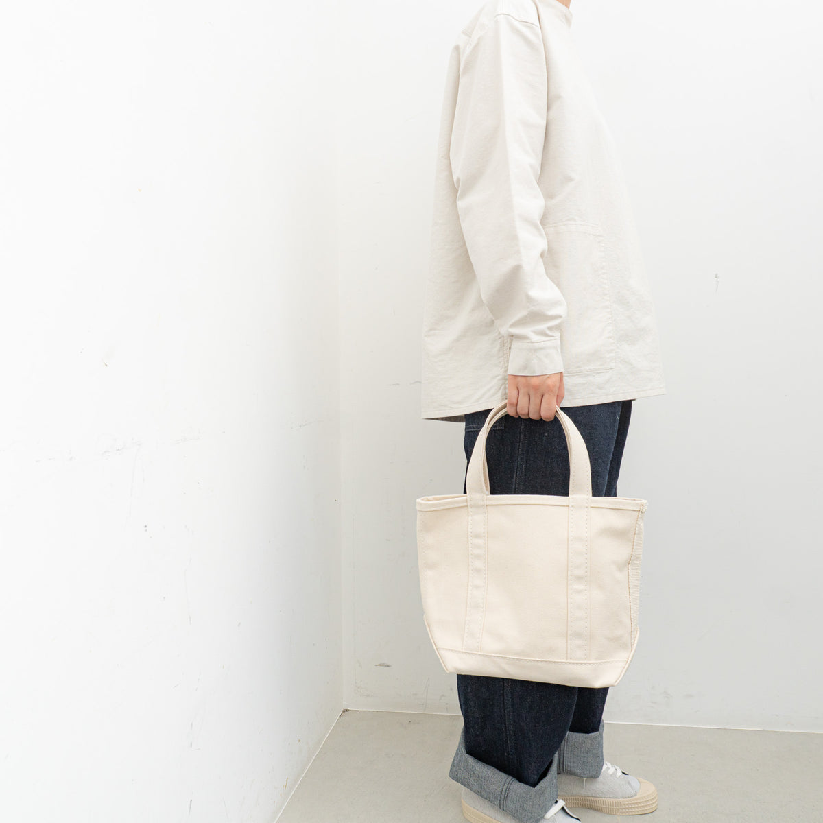 LL Bean｜Solid Boat and Tote col.Natural