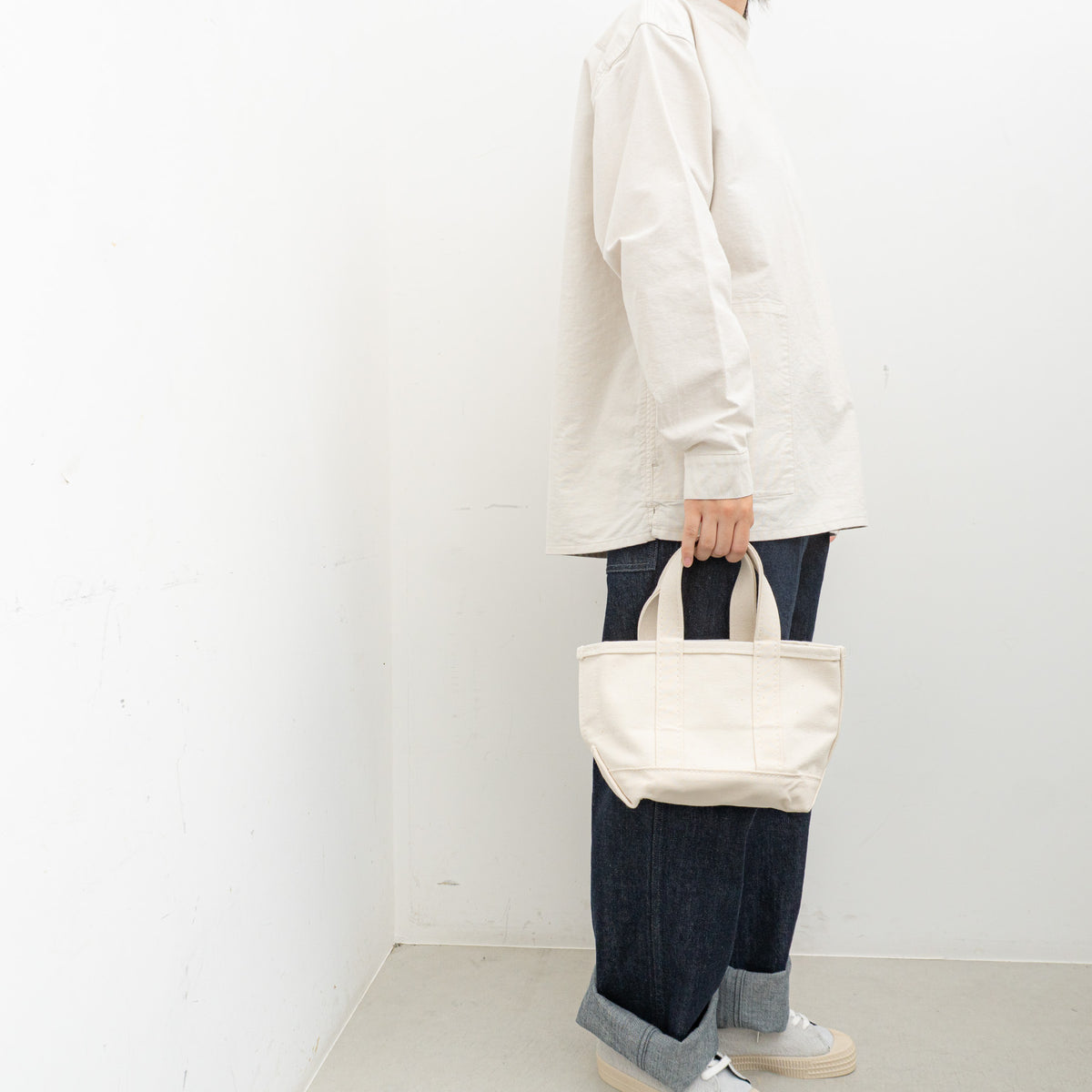 LL Bean｜Solid Boat and Tote col.Natural