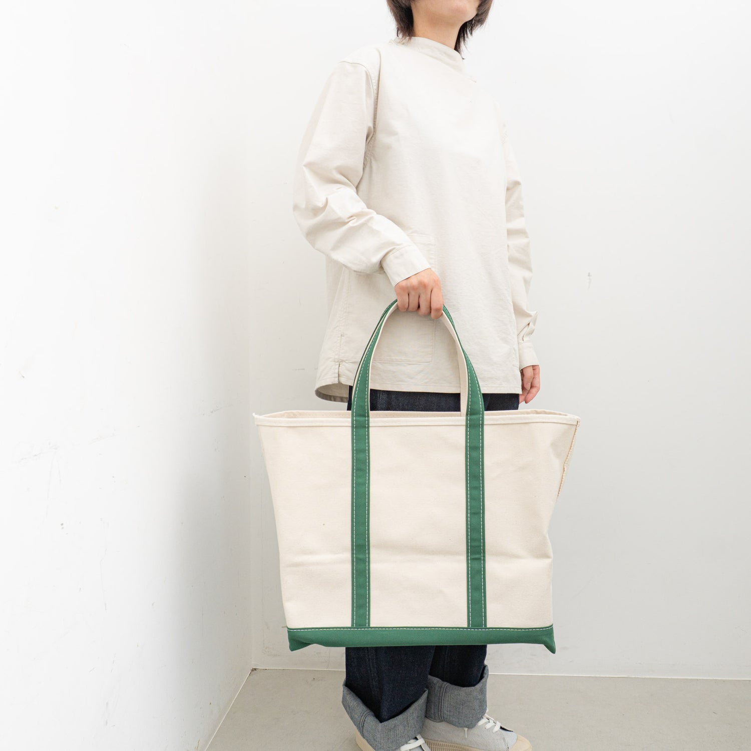 LL Bean｜Boat and Tote Bag col.Dark Green