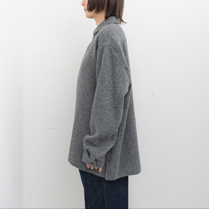 nonnotte/MEN　Oversized Shirt Round Collar N-25A-015