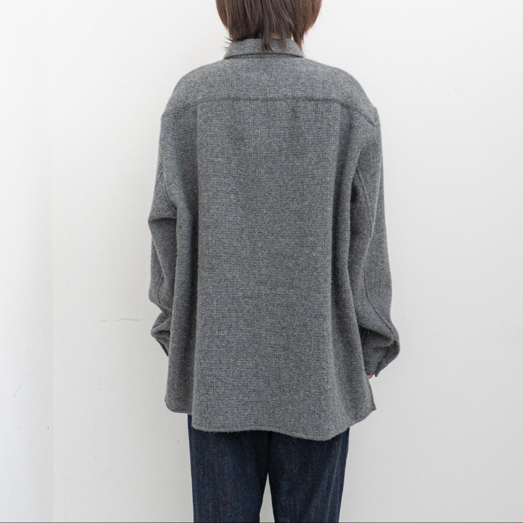 nonnotte/MEN　Oversized Shirt Round Collar N-25A-015