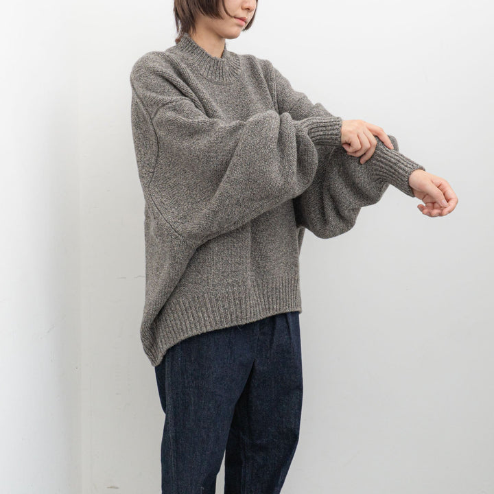 nonnotte/　 Draping Extra Over C/N Pullover