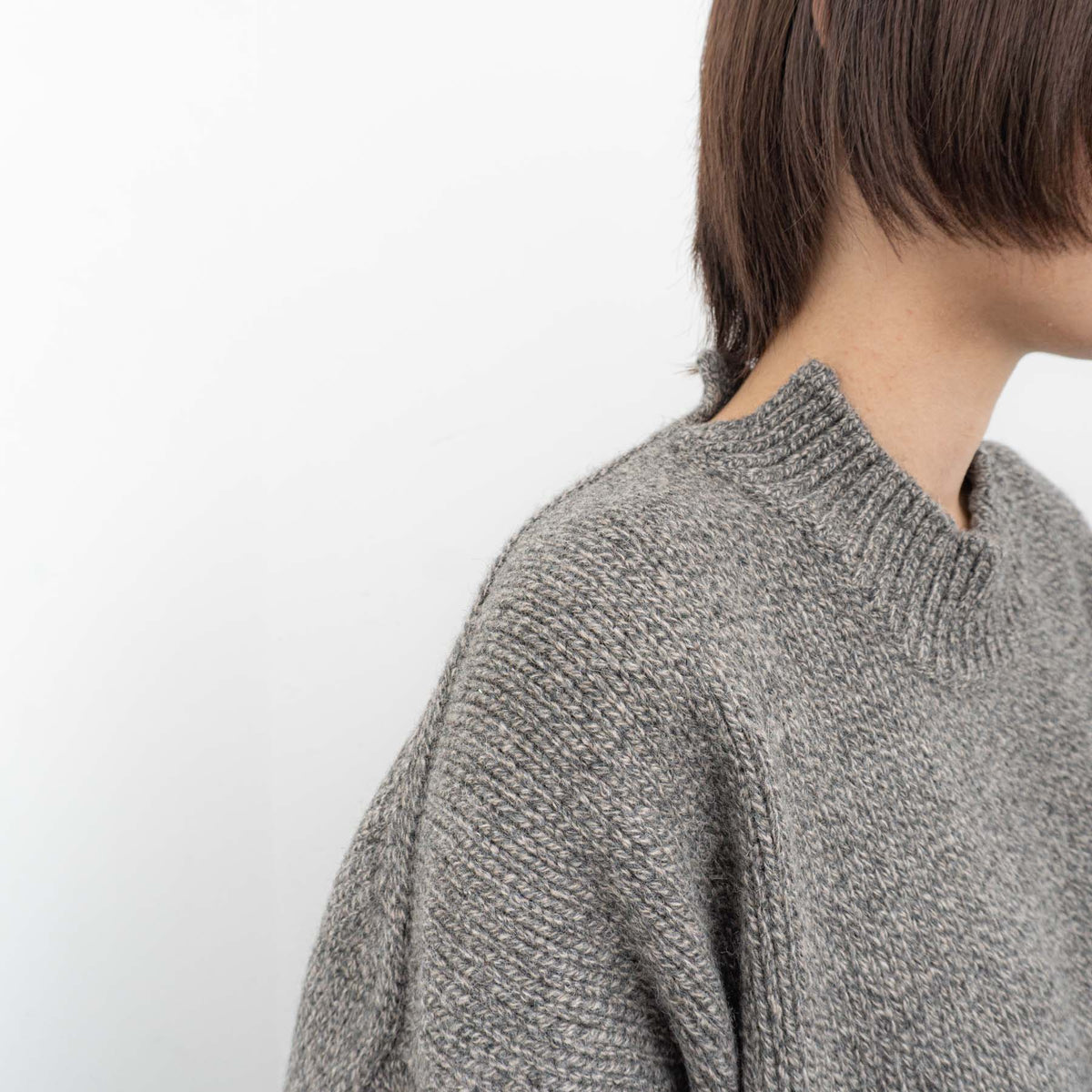 nonnotte｜Draping Extra Over C/N Pullover
