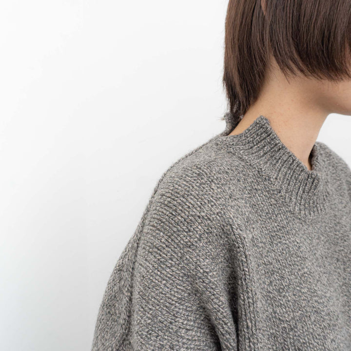 nonnotte/　 Draping Extra Over C/N Pullover