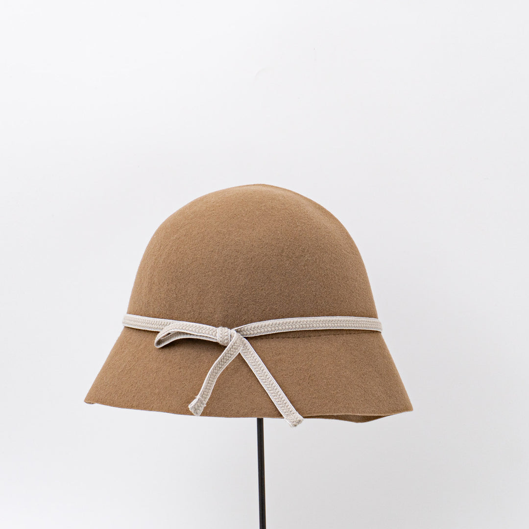NEW 2025AW mature ha./　folding felt hat light brown MFEL-2201-Y