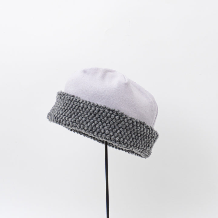 NEW 2025AW mature ha./　reversible beanie-popcorn MAW25-05-D